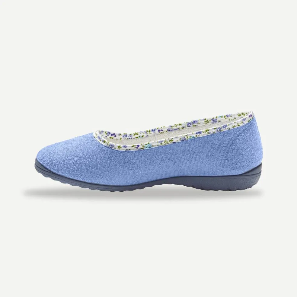 Ballerine d'intérieur éponge unie