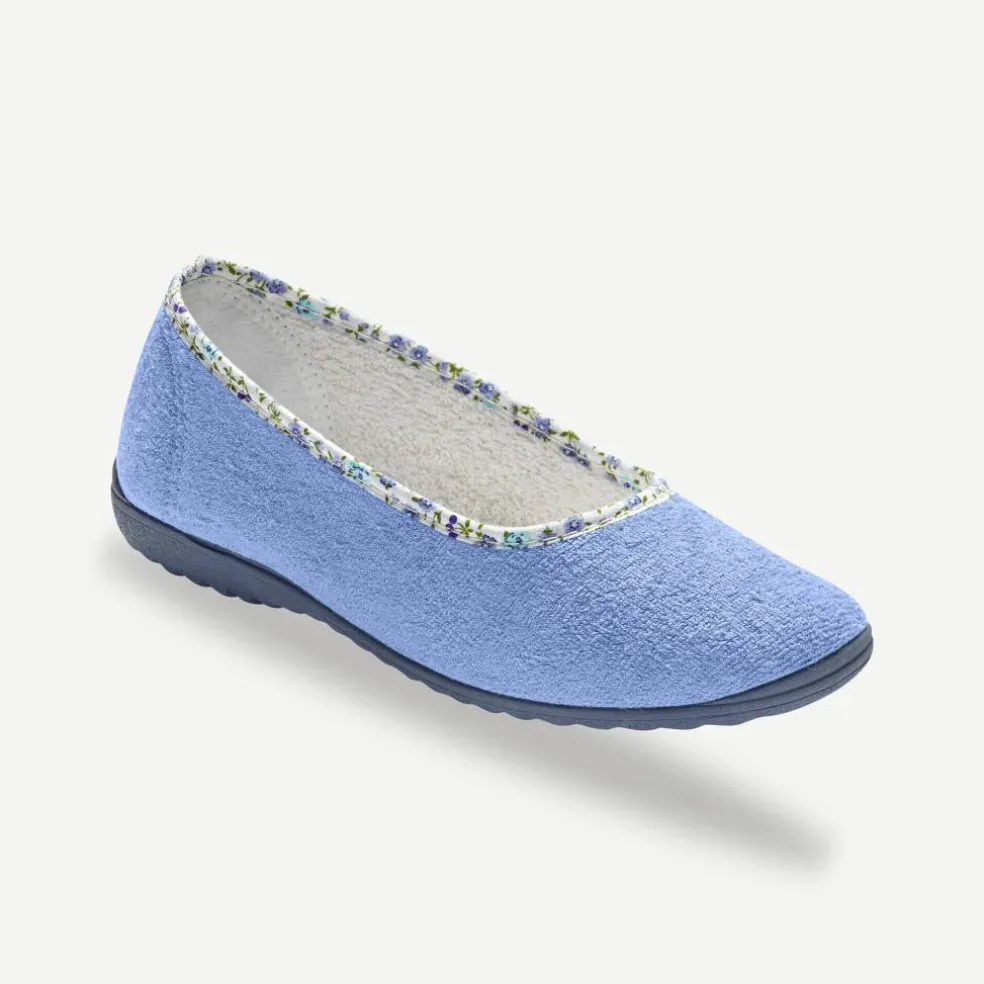 Ballerine d'intérieur éponge unie
