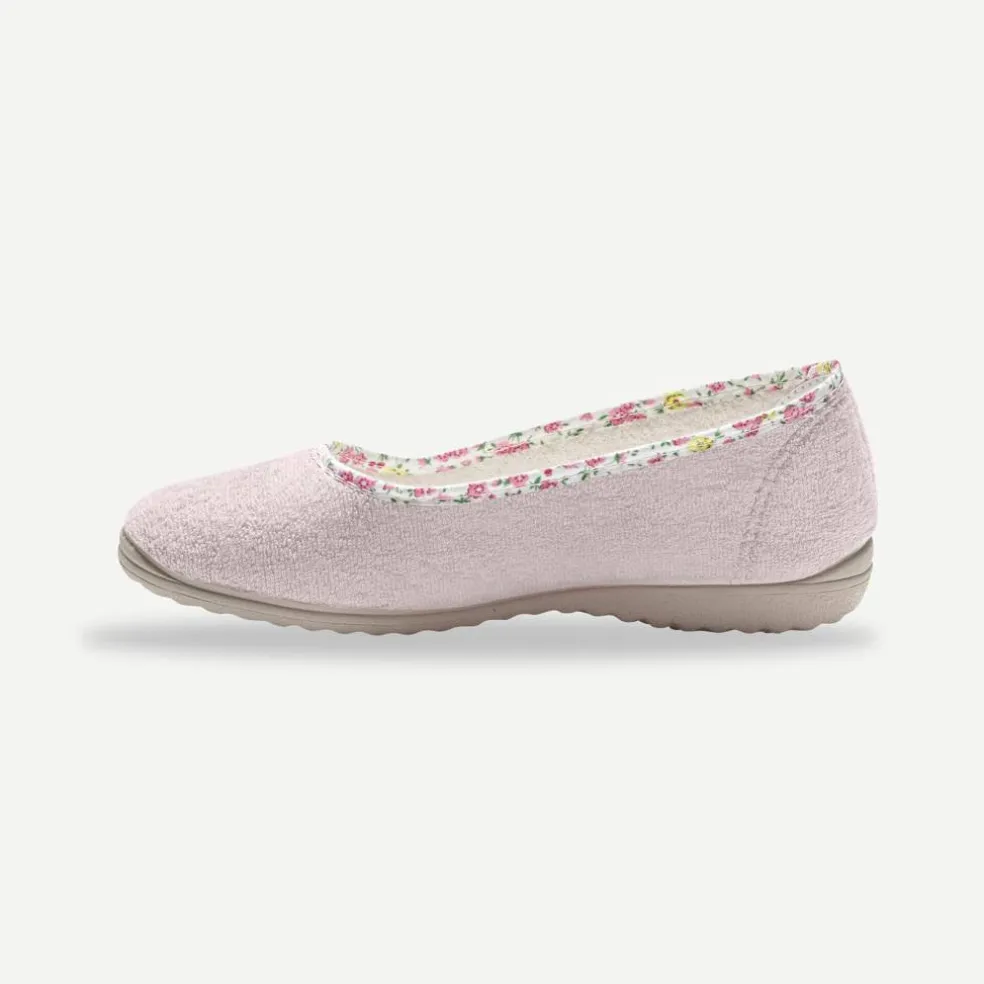Ballerine d'intérieur éponge unie
