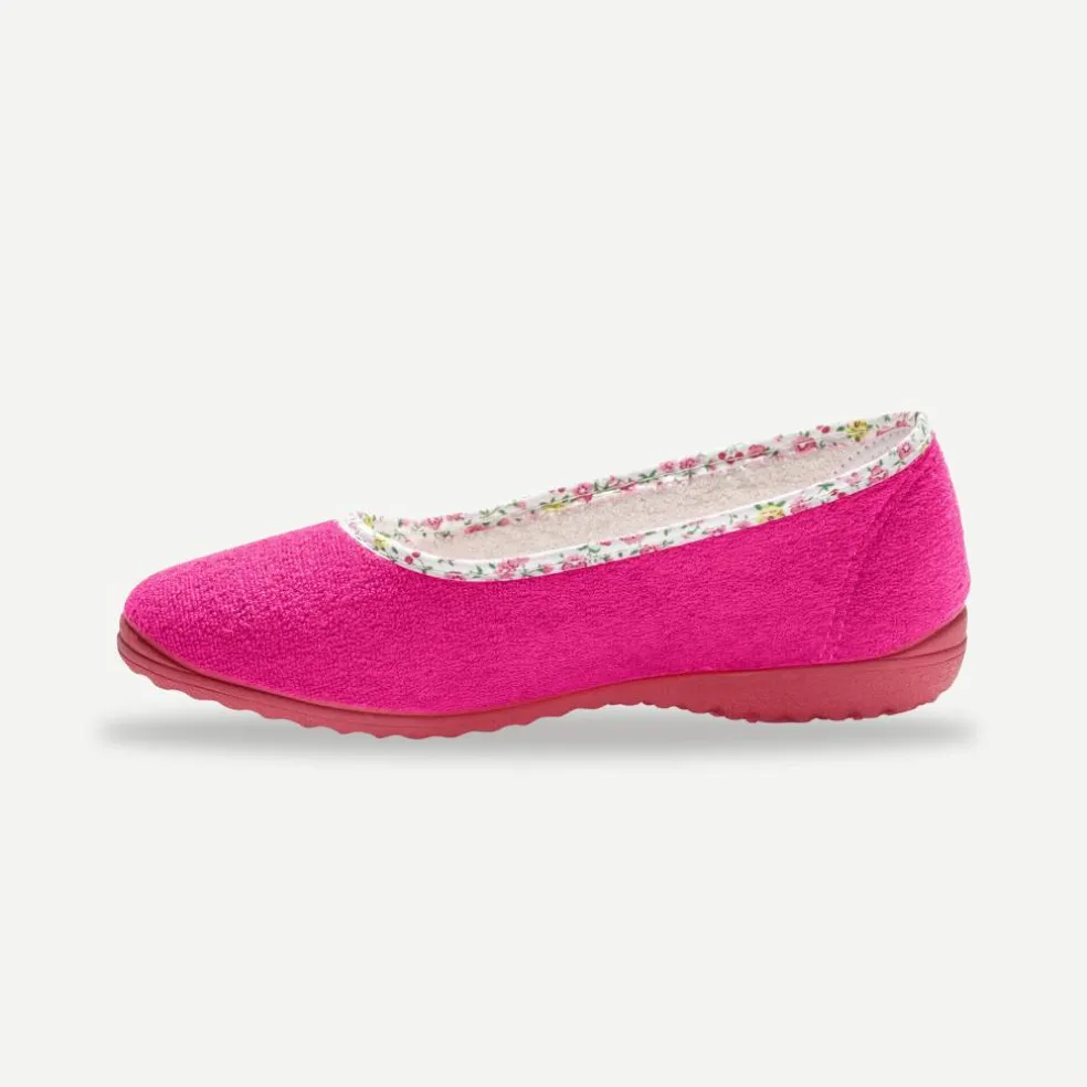 Ballerine d'intérieur éponge unie