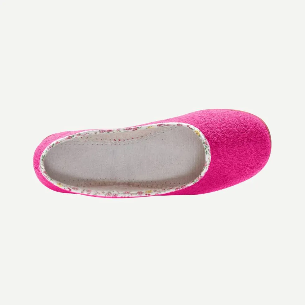 Ballerine d'intérieur éponge unie