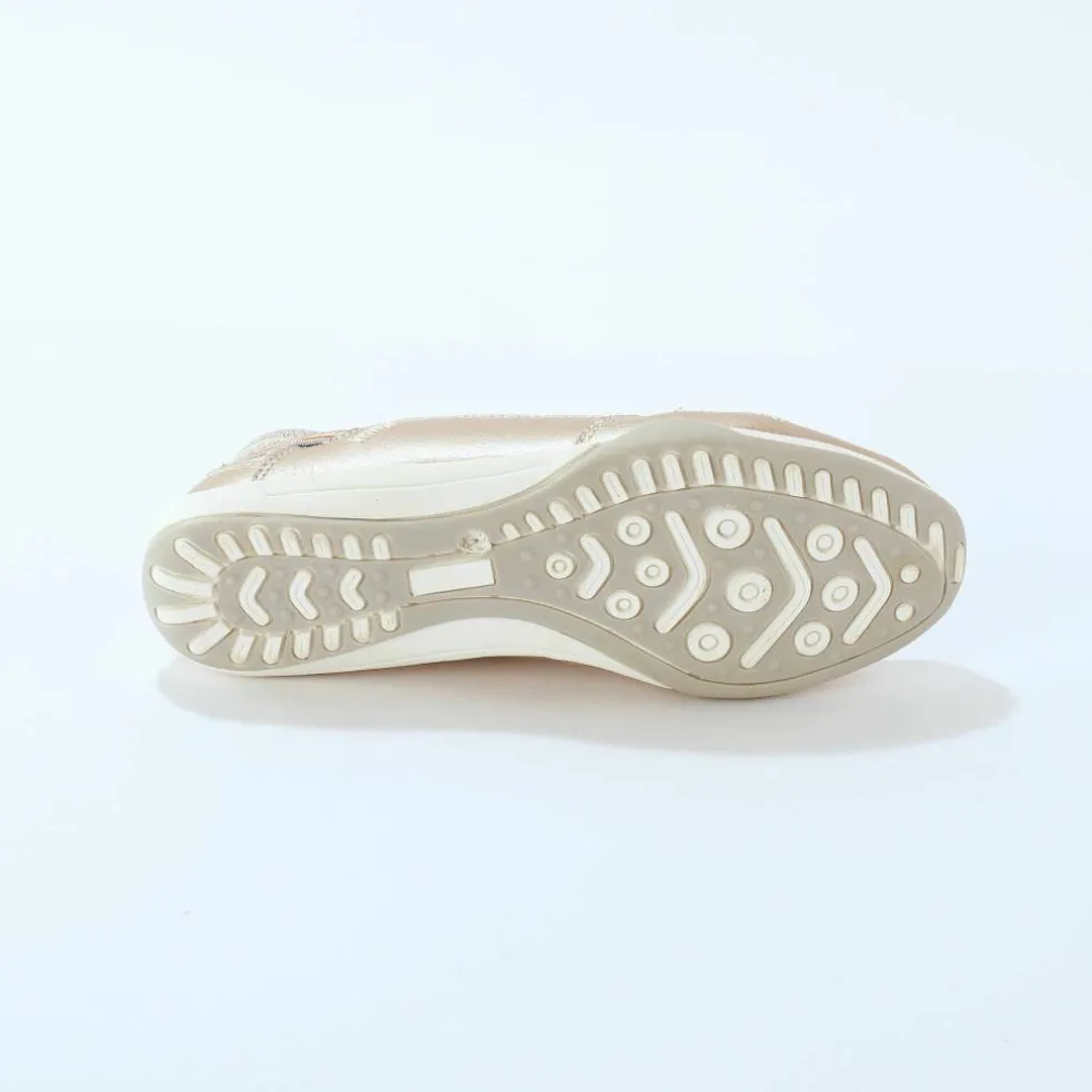 Ballerines souples cuir et textile aéré bandes élastiquées