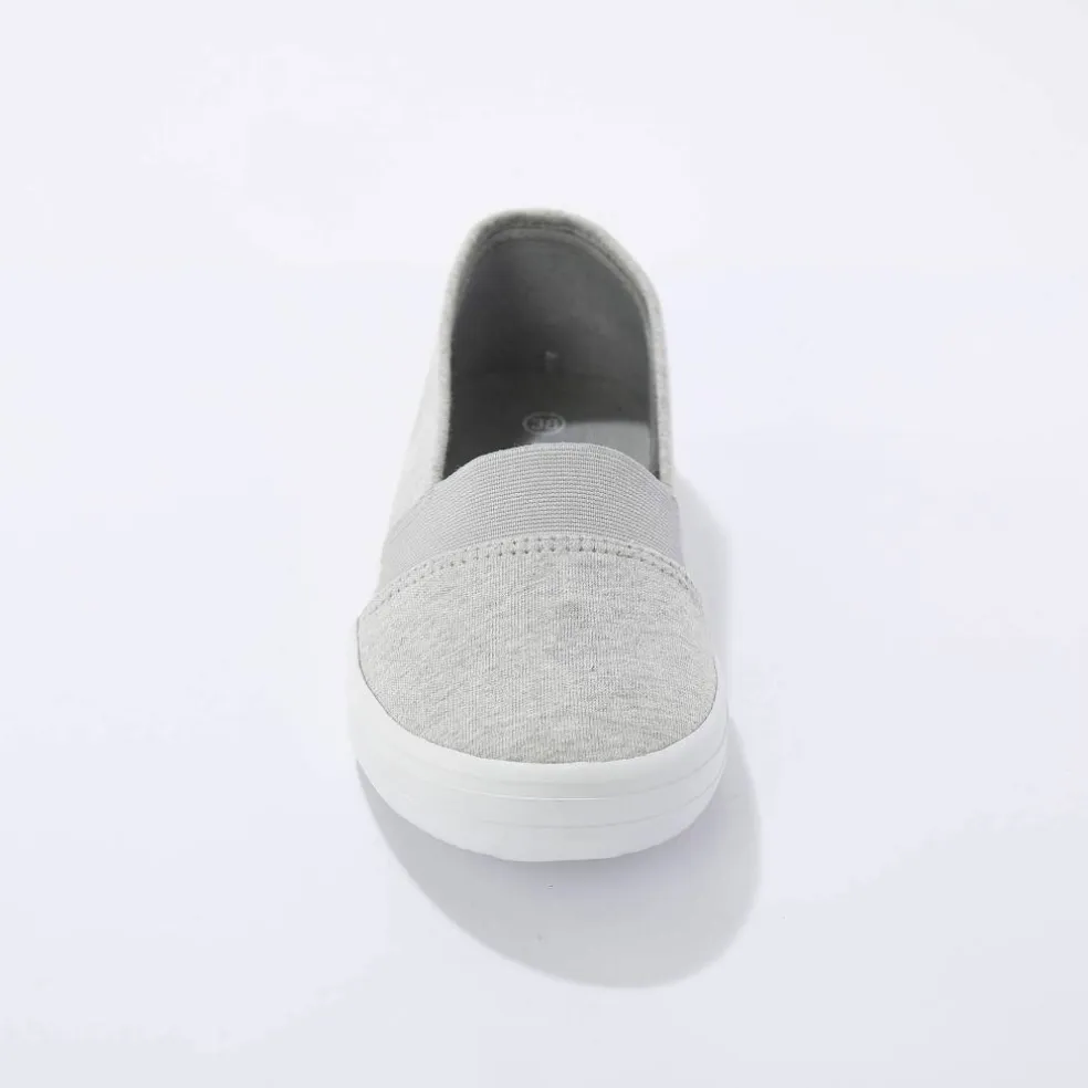 Ballerines textile élastiquées