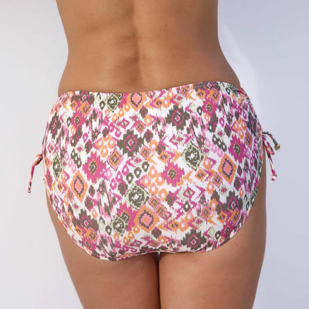 Bas de maillot de bain taille haute imprimé Tanza