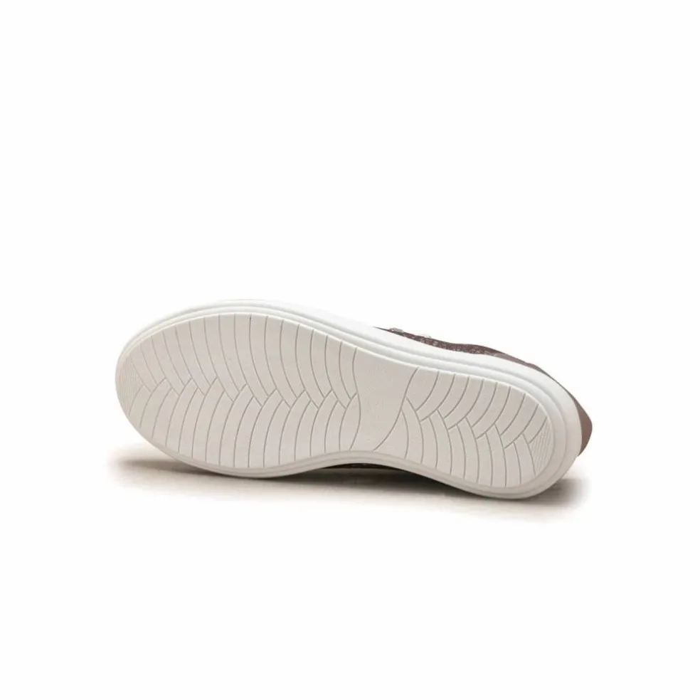 Baskets zippées et lacées grande largeur