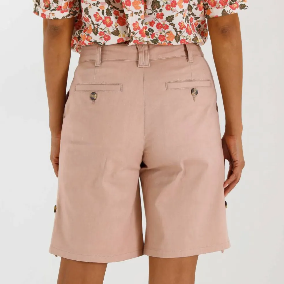 Bermuda uni longueur ajustable