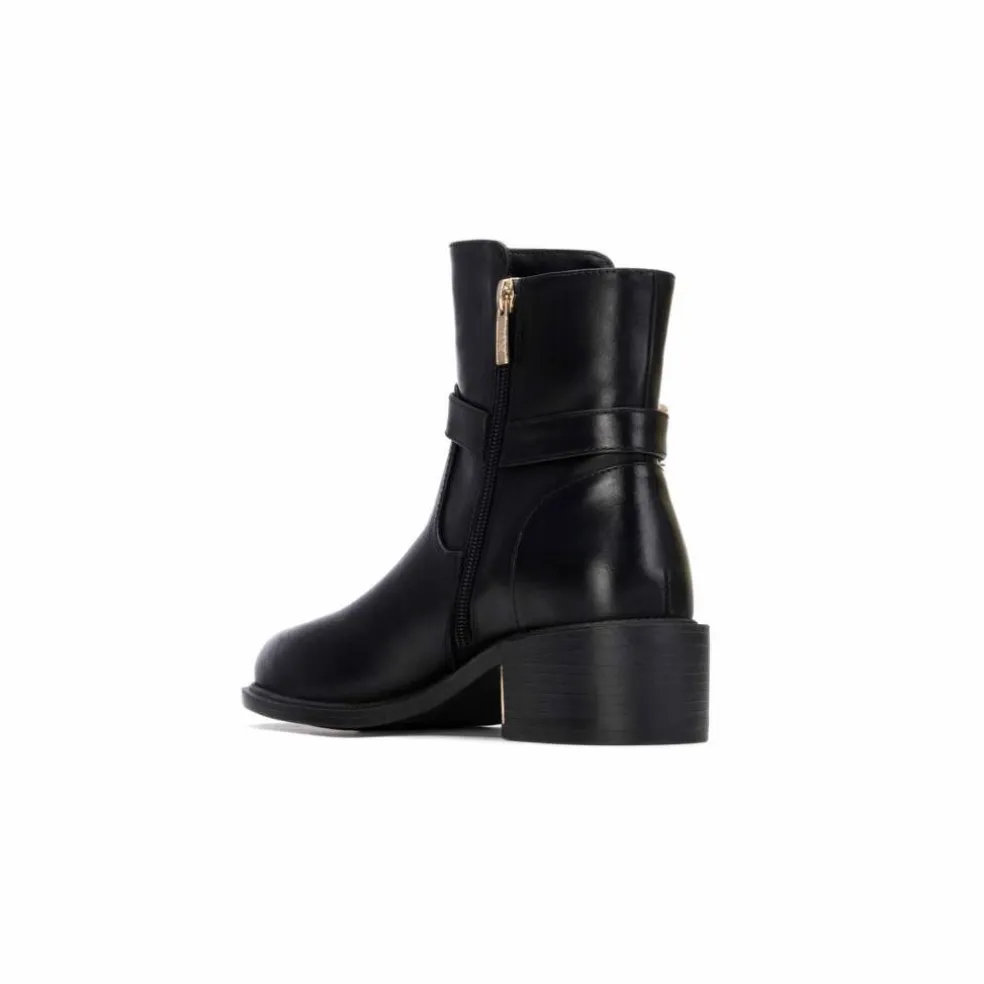 Boots boucle fantaisie dorée