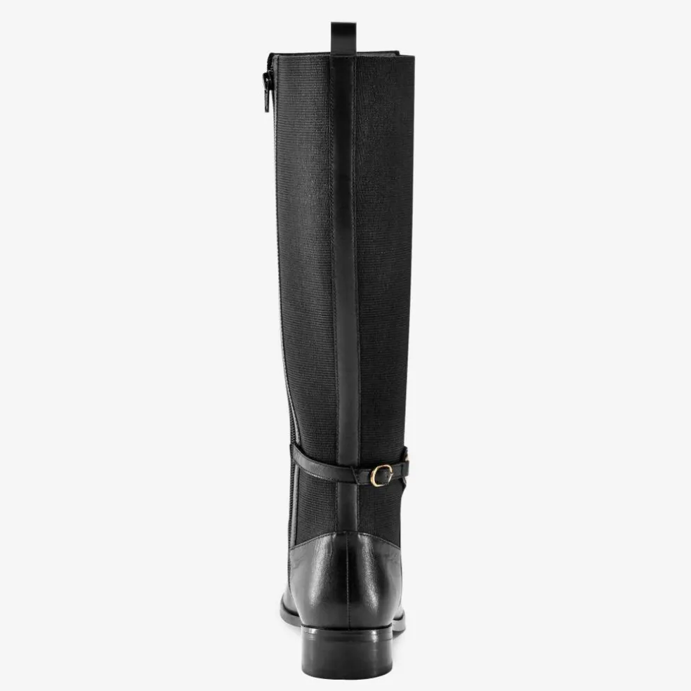 Bottes cavalières en cuir, spécial larges mollets