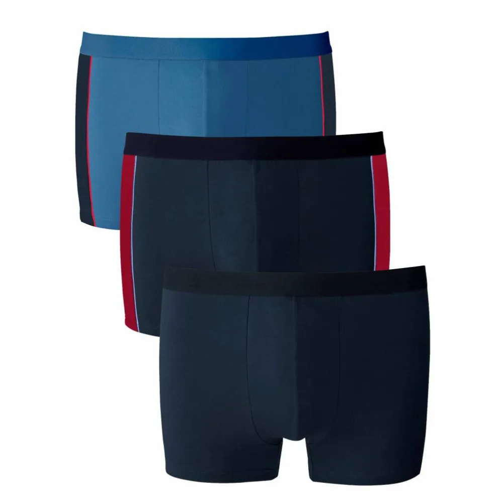 Boxer bandes côtés - lot de 3