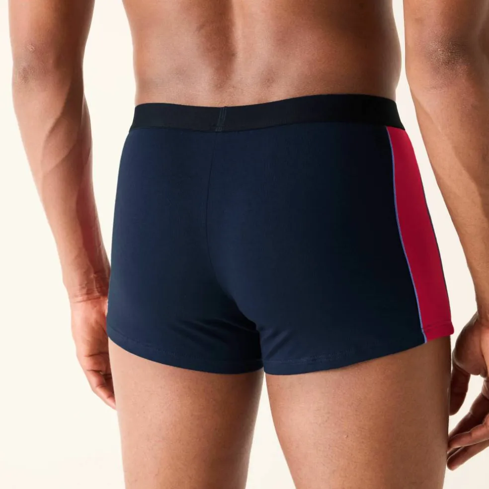 Boxer bandes côtés - lot de 3