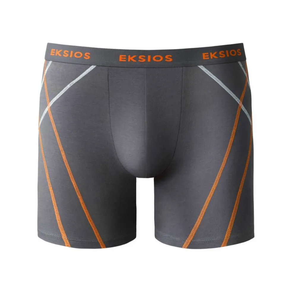 Boxer long à surpiqûres coupe short - lot de 2