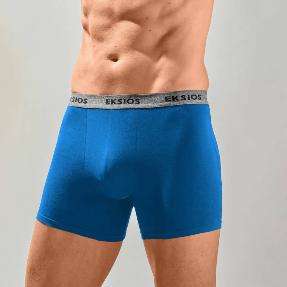 Boxer uni mi-long - lot de 3