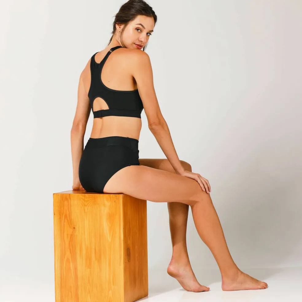 Brassière sport microfibre dos nageur