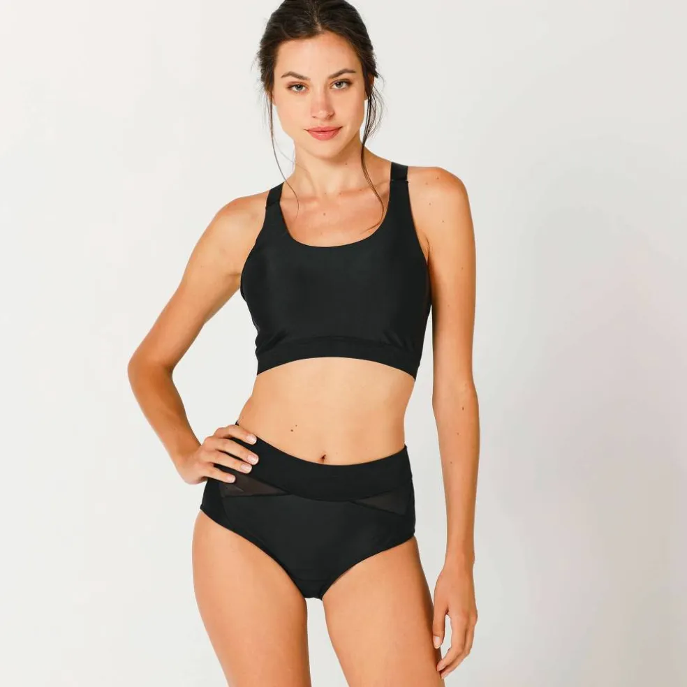 Brassière sport microfibre dos nageur