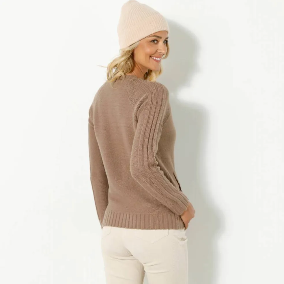 Cardigan boutonné maille fantaisie