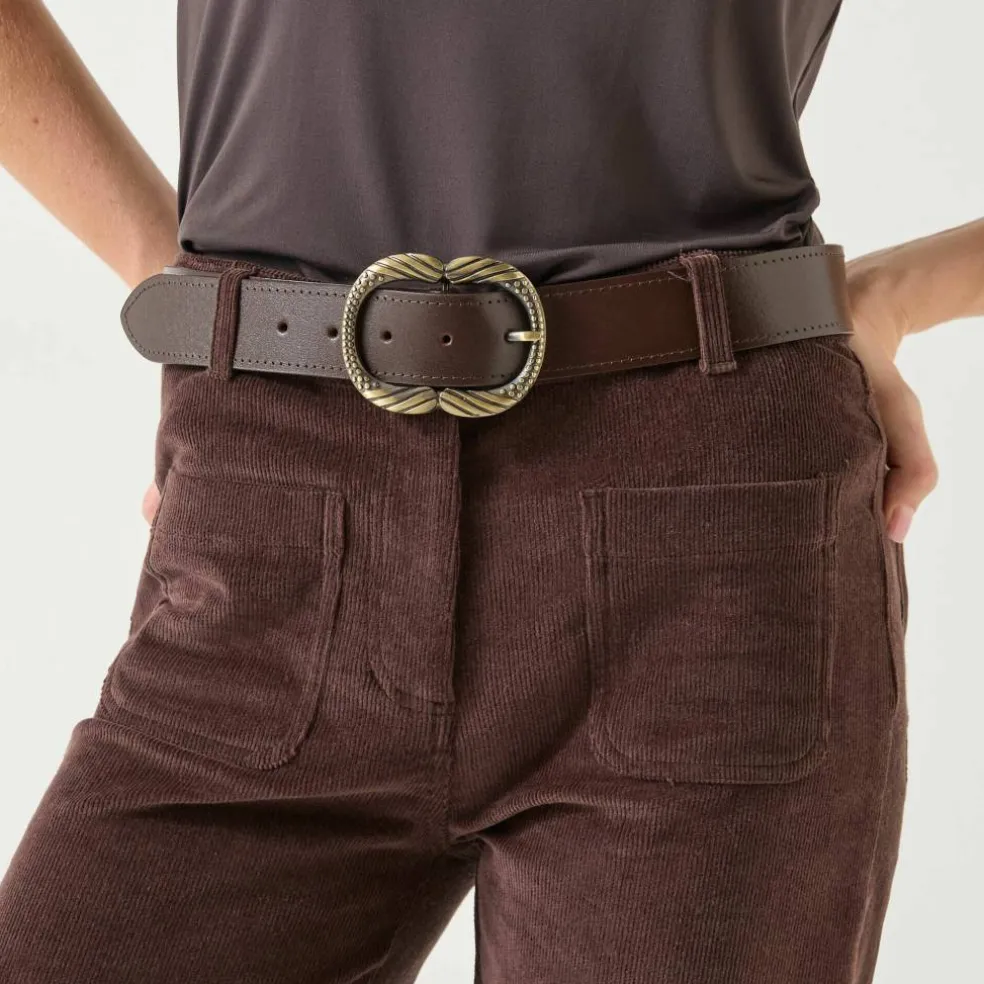 Ceinture boucle dorée