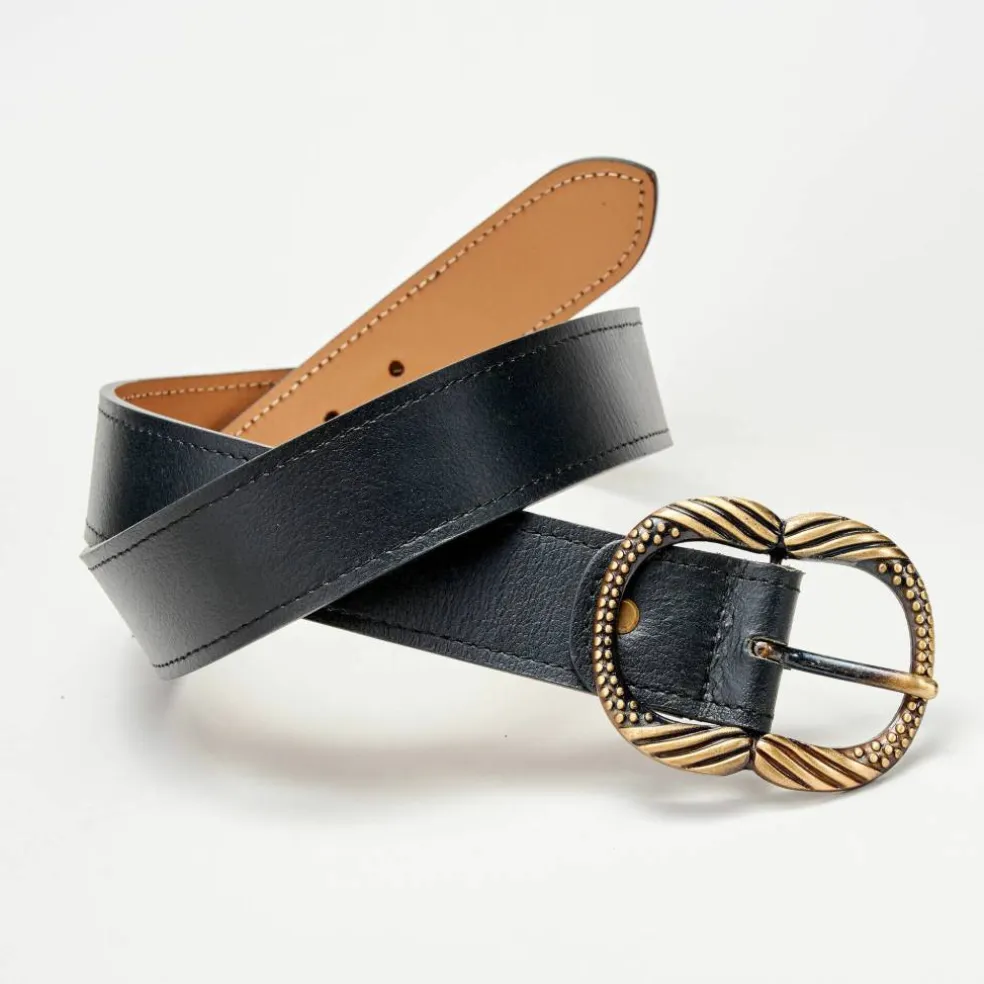 Ceinture boucle dorée