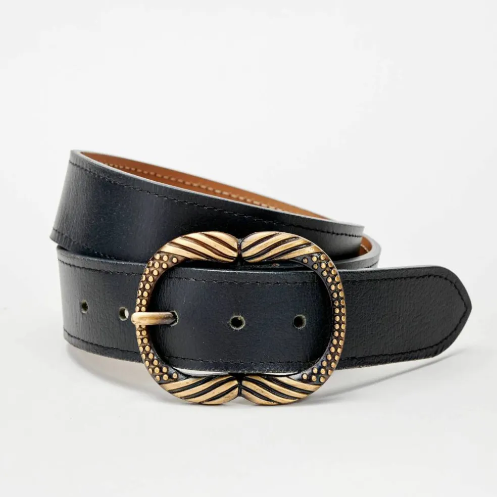 Ceinture boucle dorée