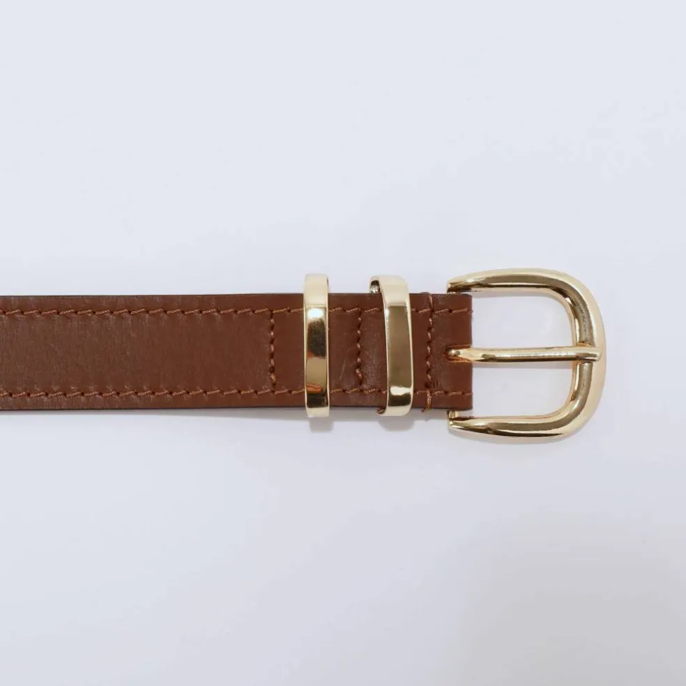 Ceinture à boucle en cuir