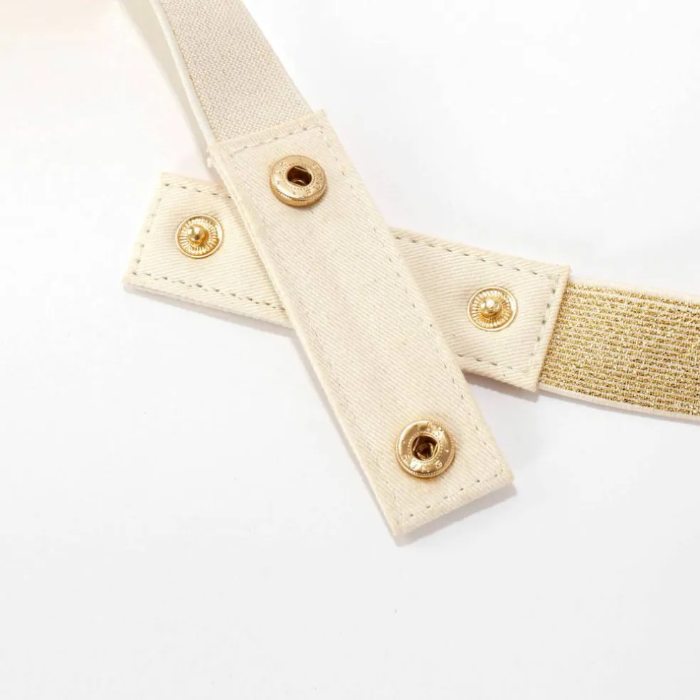 Ceinture réglable à perles fantaisie