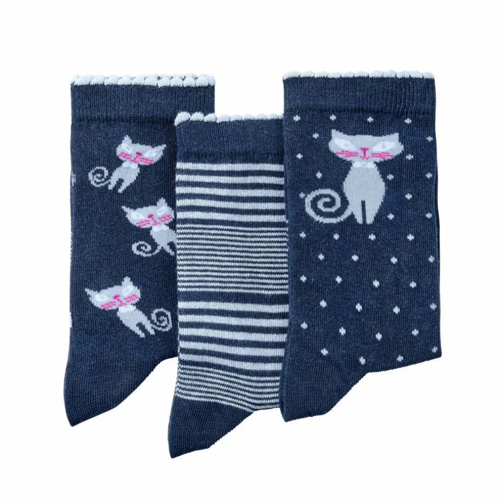 Chaussette fantaisie - lot de 3 paires