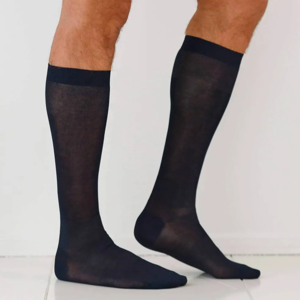 Chaussettes fil d'Ecosse effet massant - lot de 2 paires