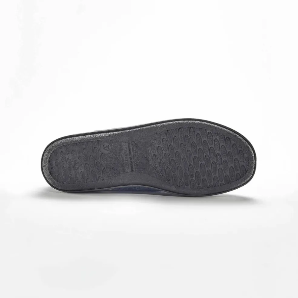 Chaussons fourrés brodés