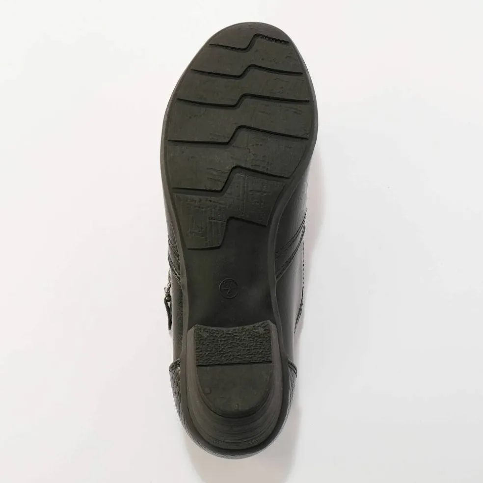 Chaussures trotteur fantaisie zippées - largeur confort