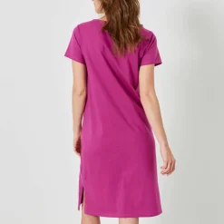 Chemise de nuit courte manches courtes motif