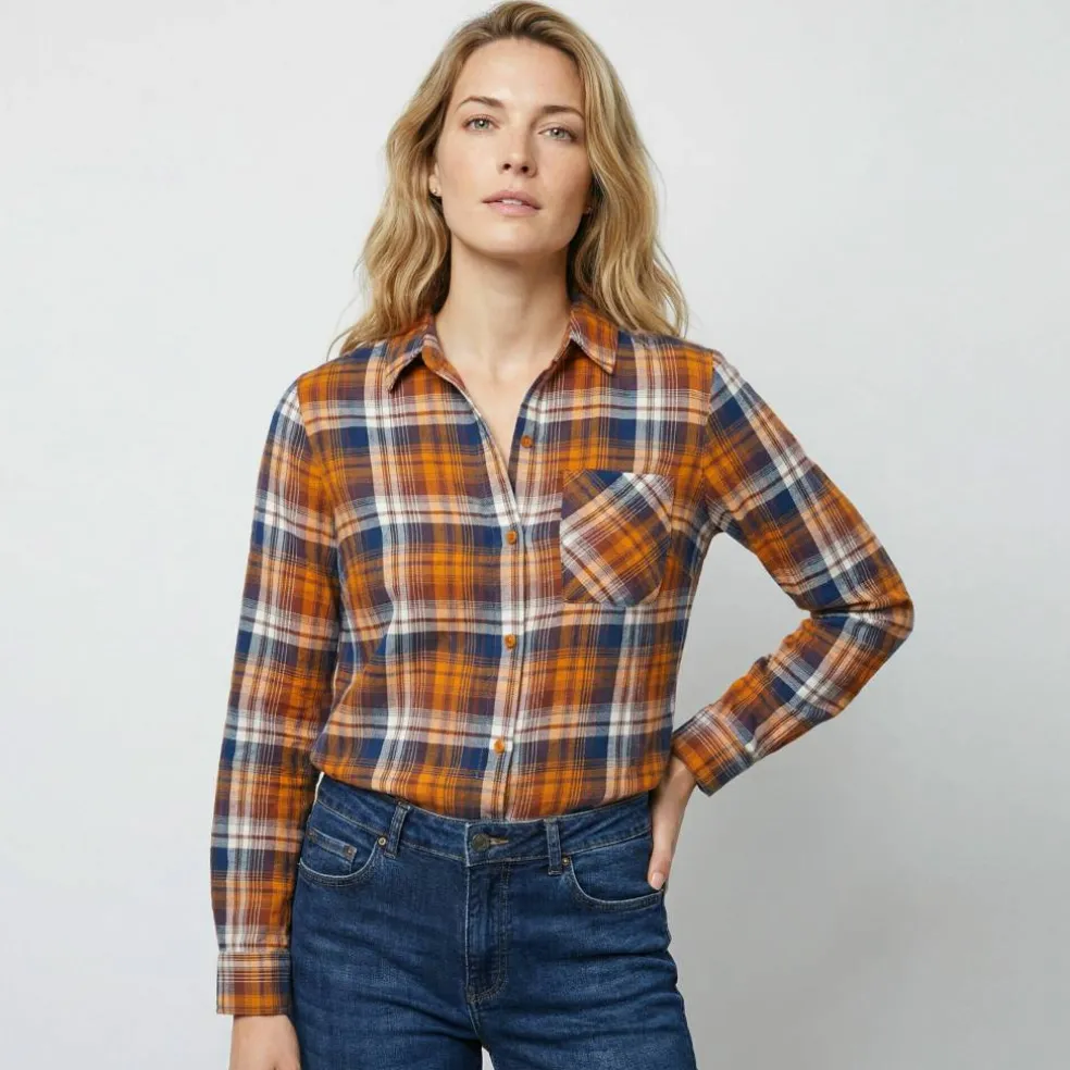 Chemise flanelle à carreaux