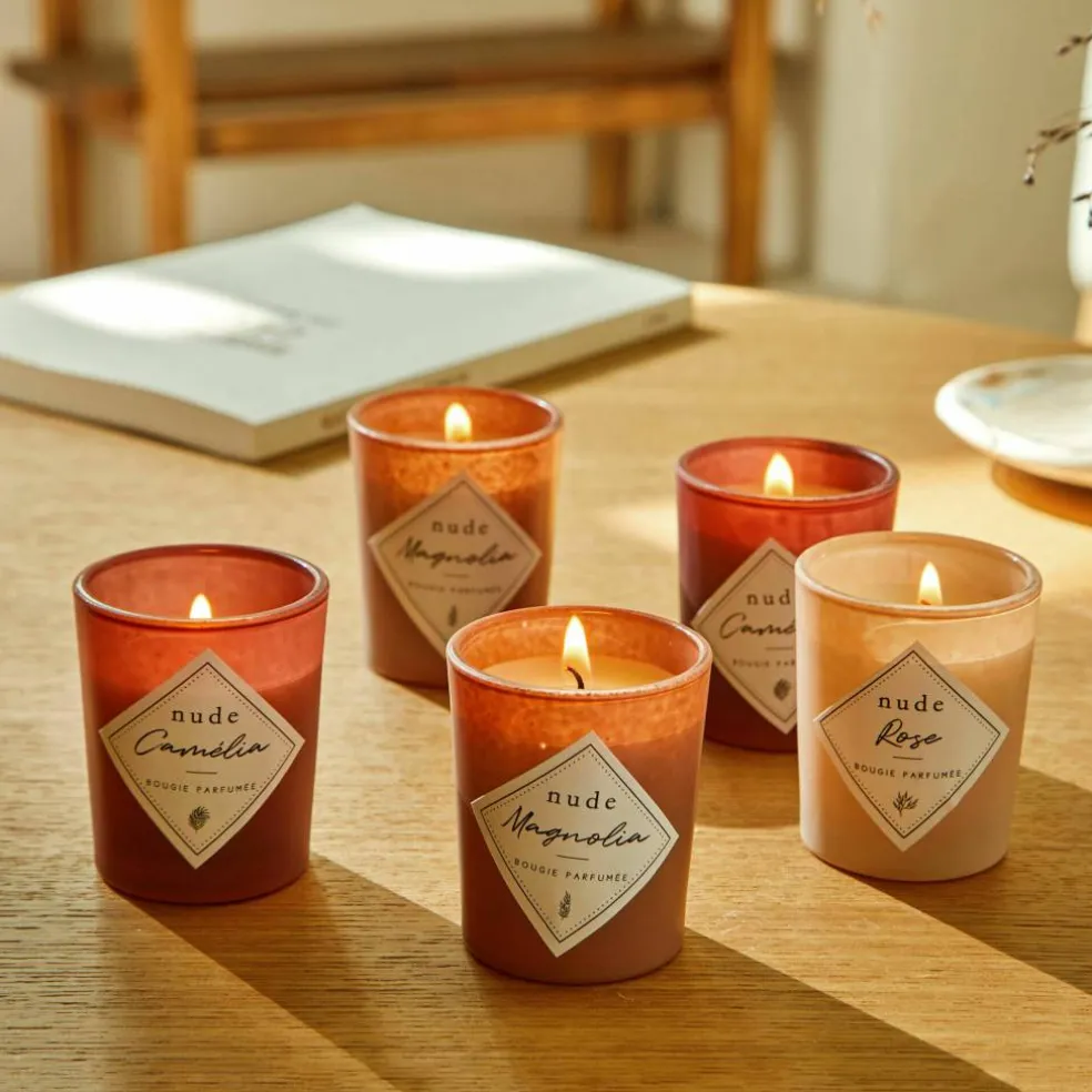 Coffret 5 bougies parfumées