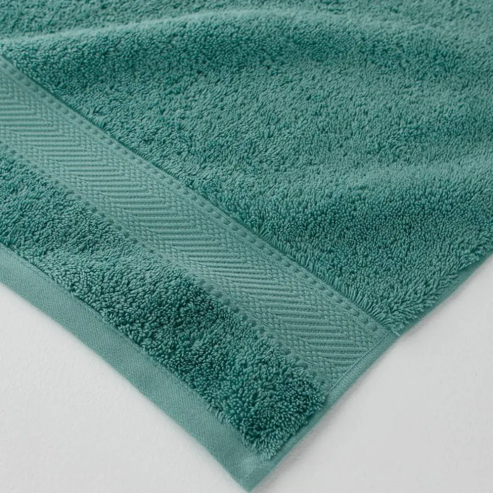 Collection serviettes de bain unies 540g/m2 confort luxe