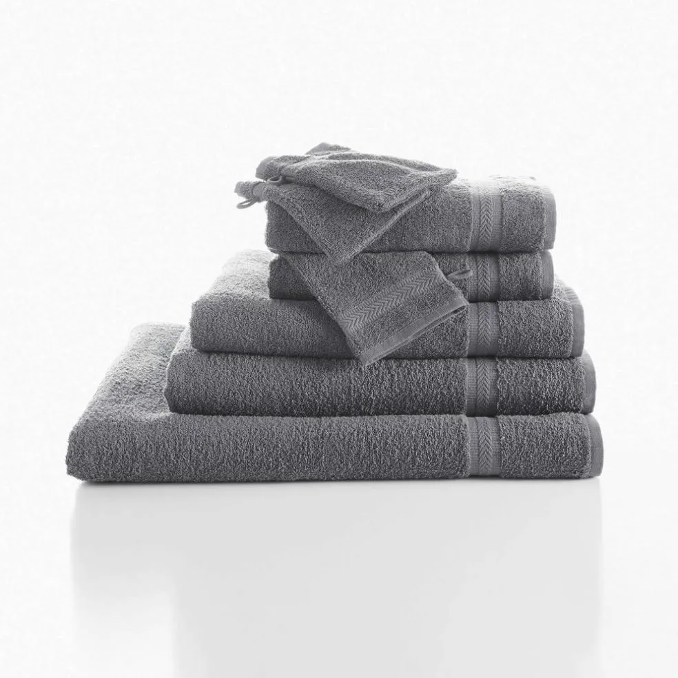 Collection serviettes de bain unies - confort moelleux 420 g/m²