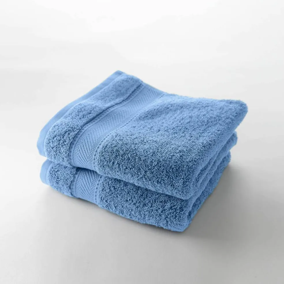 Collection serviettes de bain unies 540g/m2 confort luxe