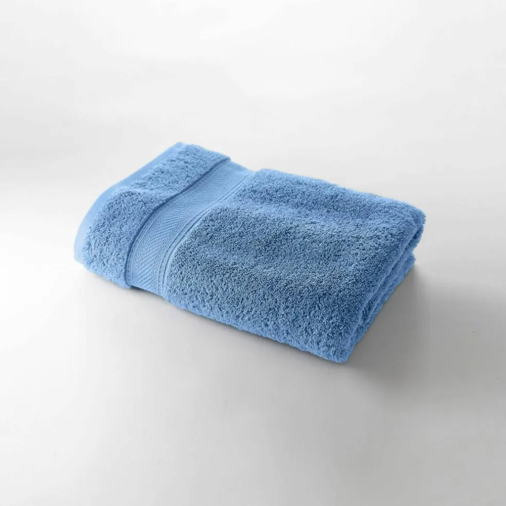 Collection serviettes de bain unies 540g/m2 confort luxe