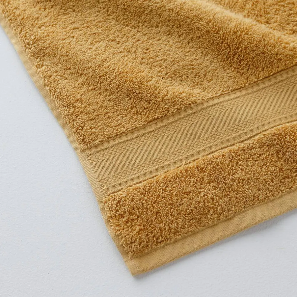 Collection serviettes de bain unies 540g/m2 confort luxe