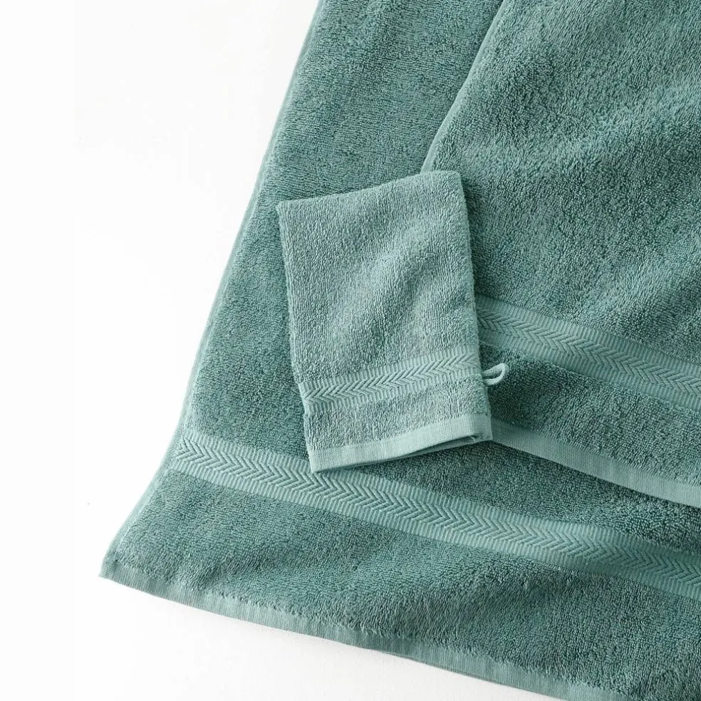 Collection serviettes de bain unies - confort moelleux 420 g/m²