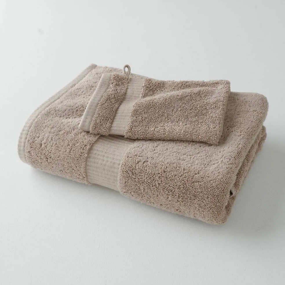 Collection serviettes de bain unies 640g/m2 confort prestige
