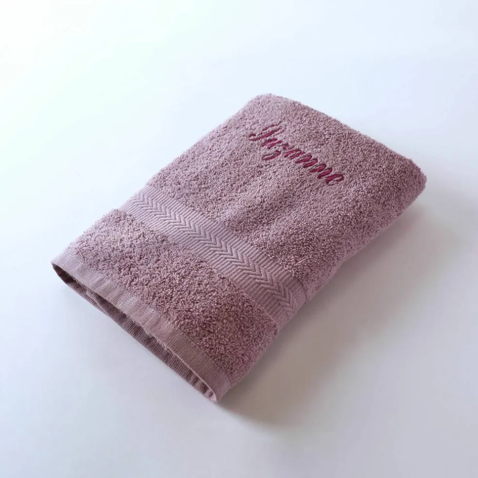 Collection serviettes de bain personnalisées - confort moelleux 420 g/m²