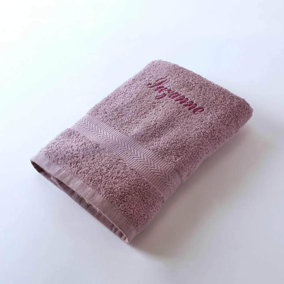 Collection serviettes de bain personnalisées - confort moelleux 420 g/m²