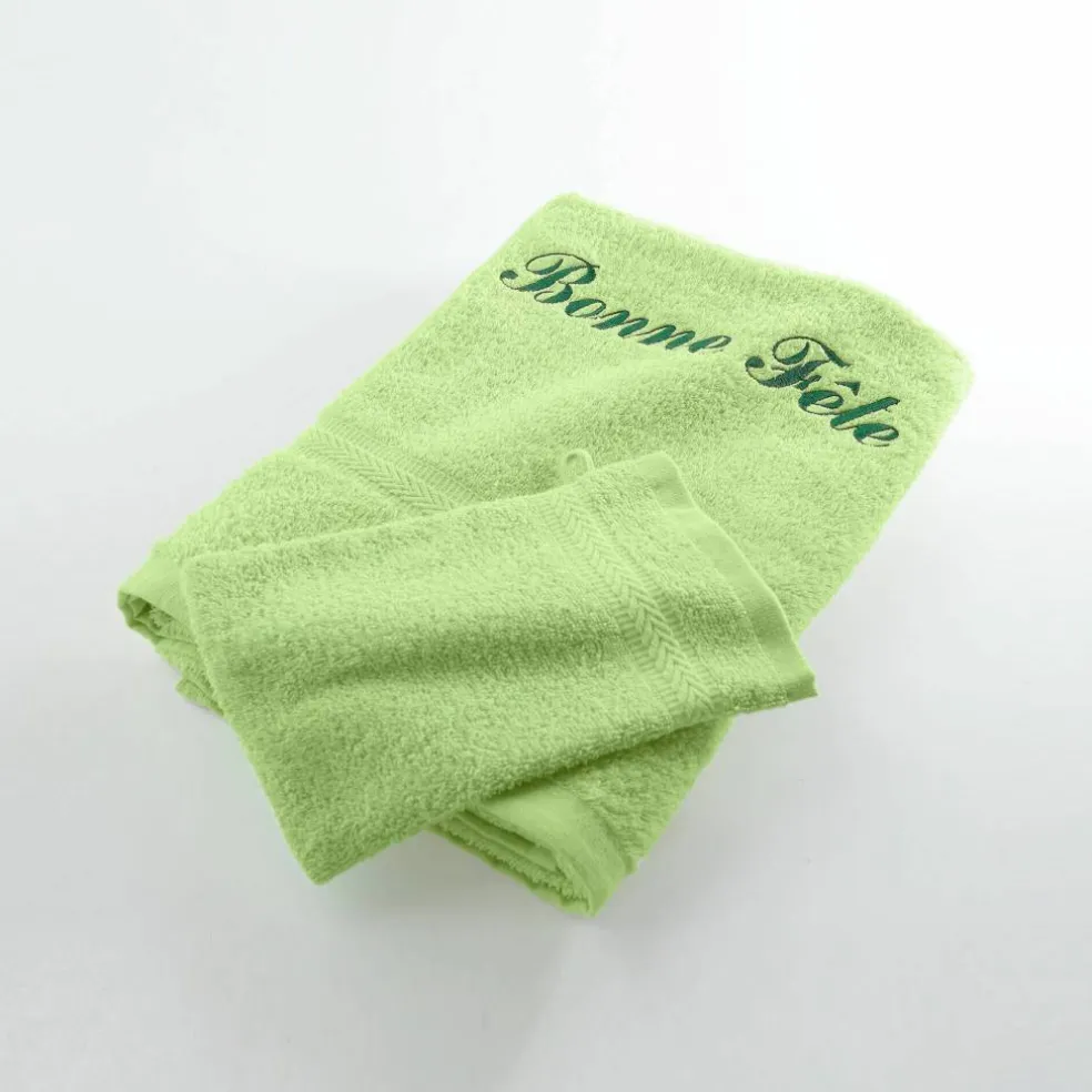 Collection serviettes de bain personnalisées - confort moelleux 420 g/m²