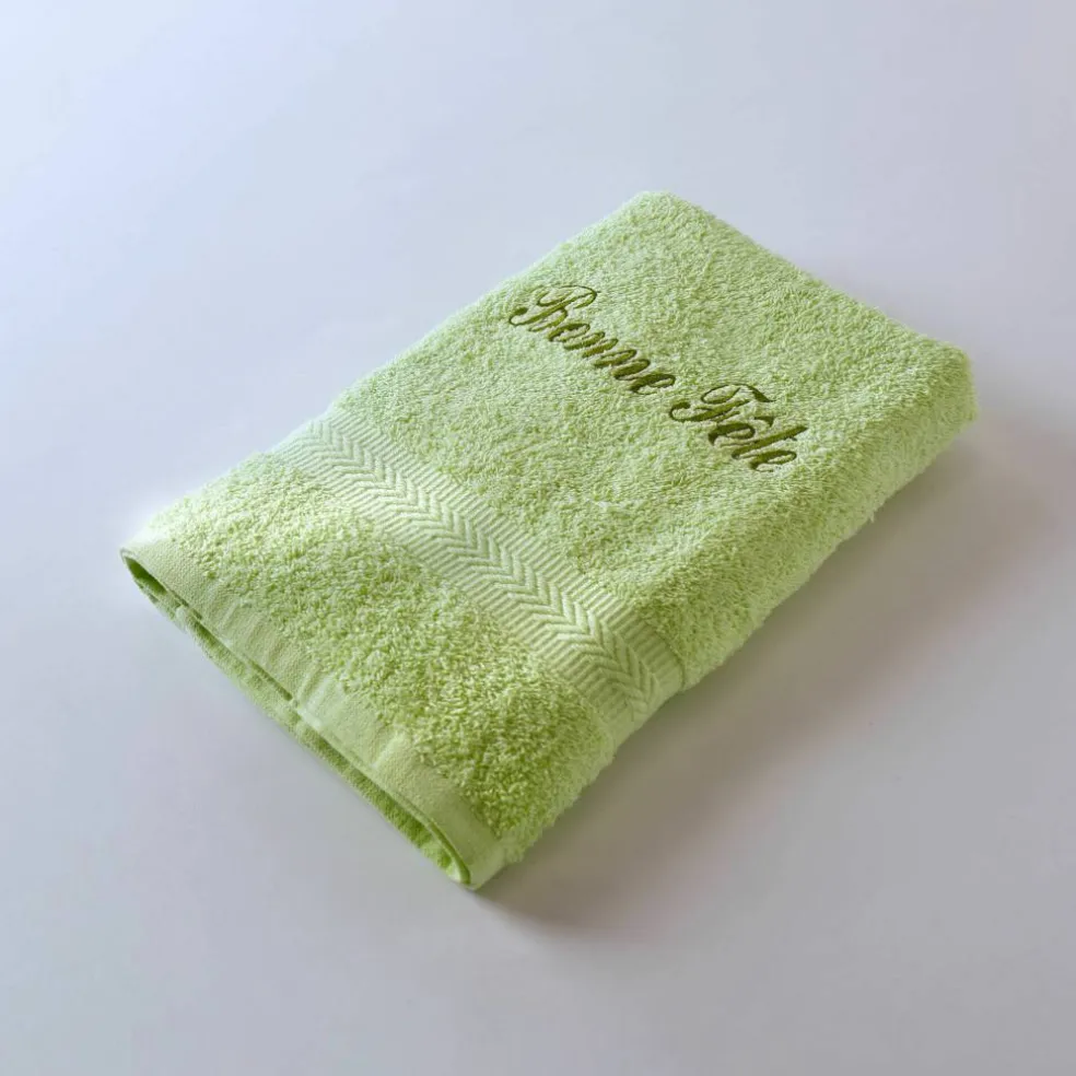 Collection serviettes de bain personnalisées - confort moelleux 420 g/m²