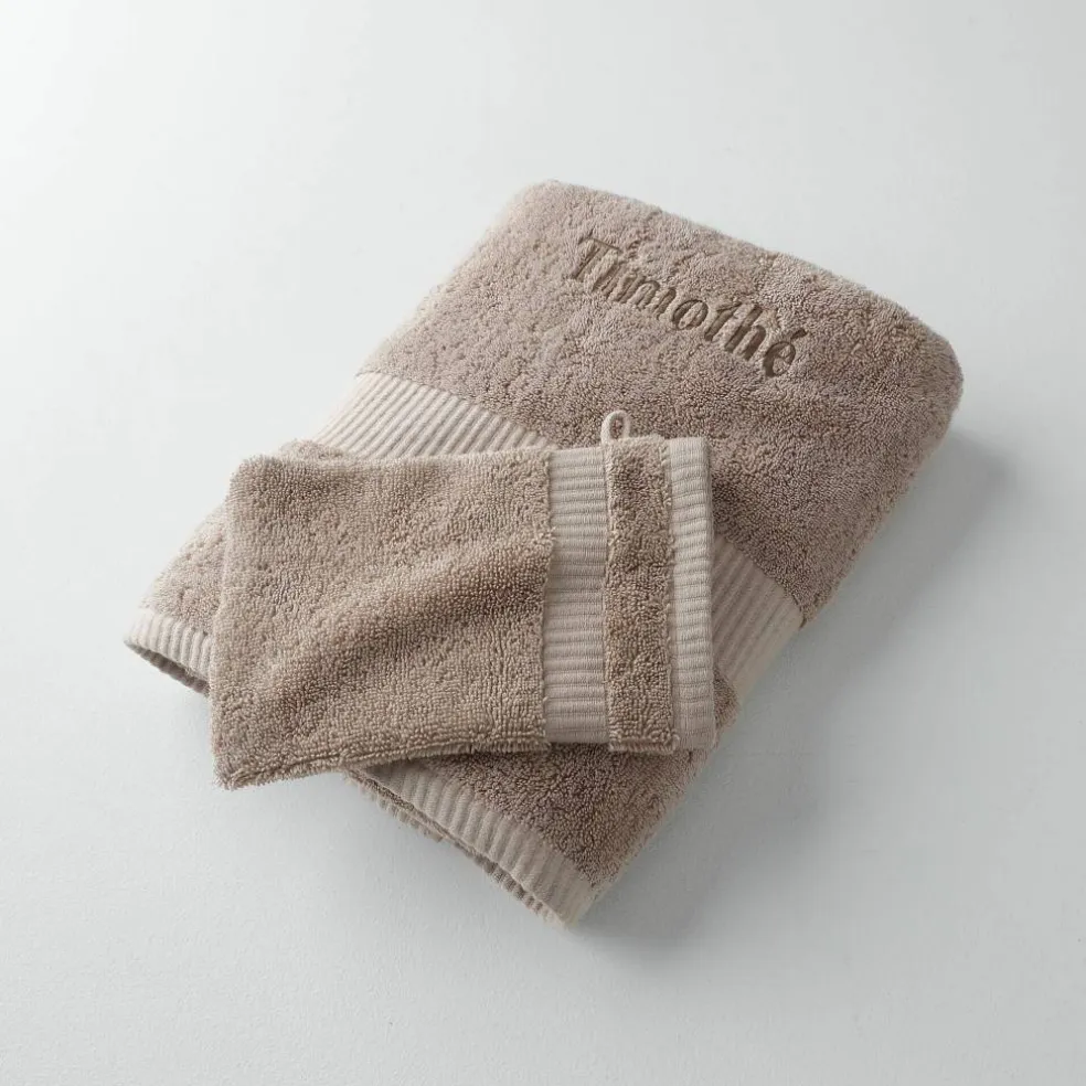Collection serviettes de bain 640 g/m2 personnalisables confort extra moelleux
