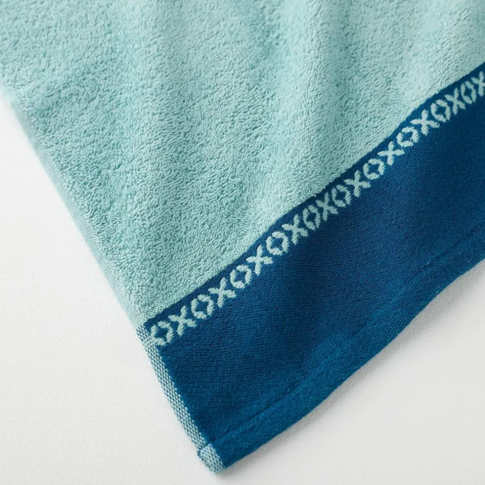 Collection serviettes de bain 420 gr/m² liteau tissé fantaisie