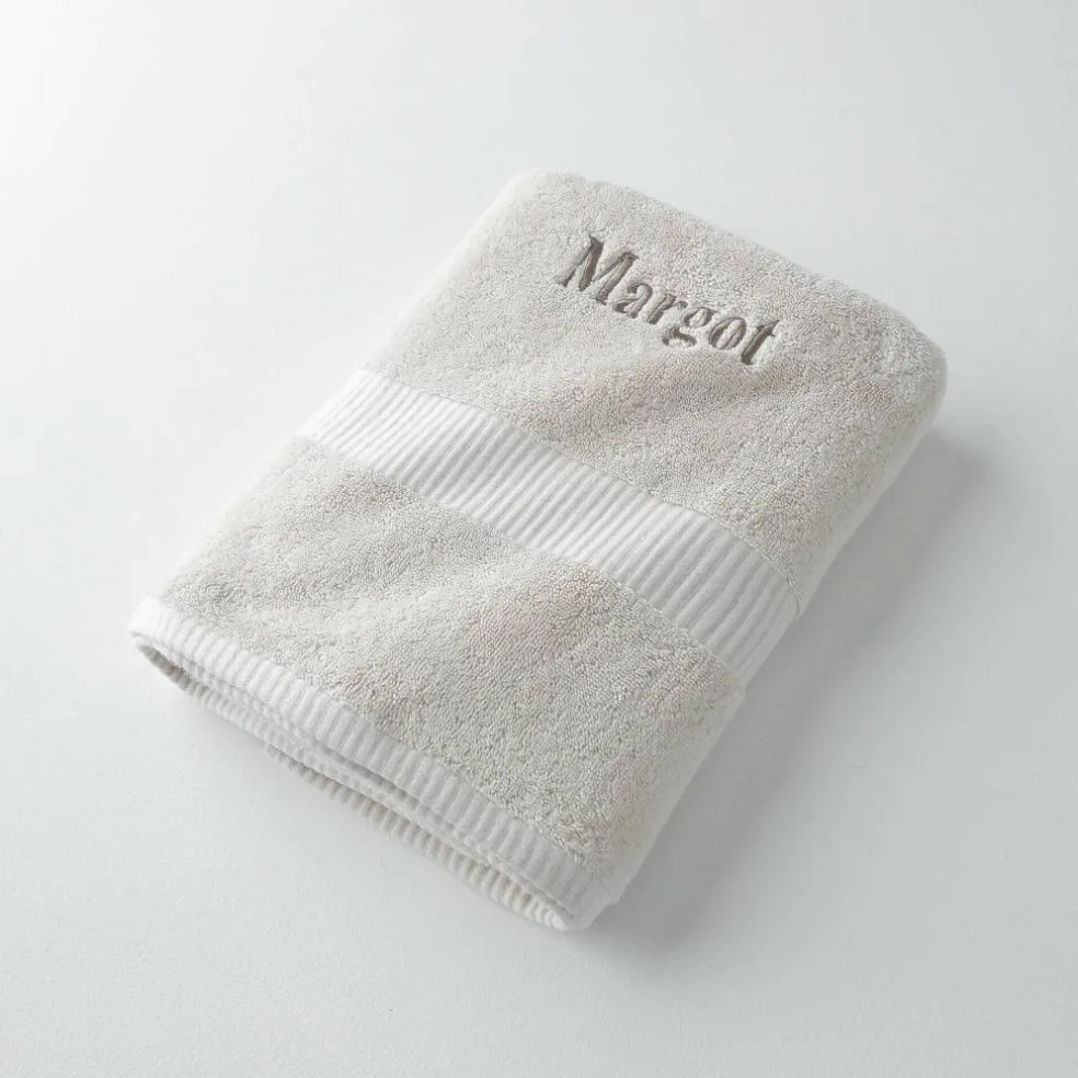 Collection serviettes de bain 640 g/m2 personnalisables confort extra moelleux