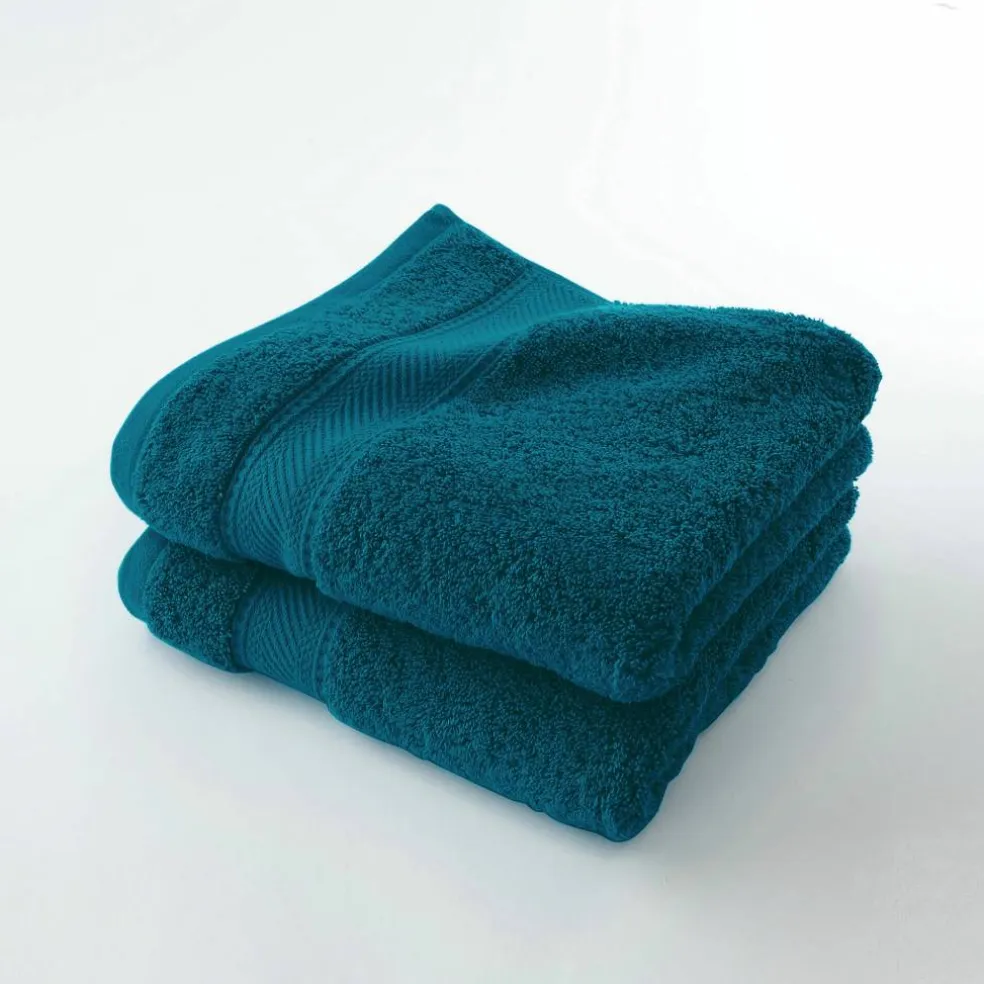 Collection serviettes de bain unies 540g/m2 confort luxe