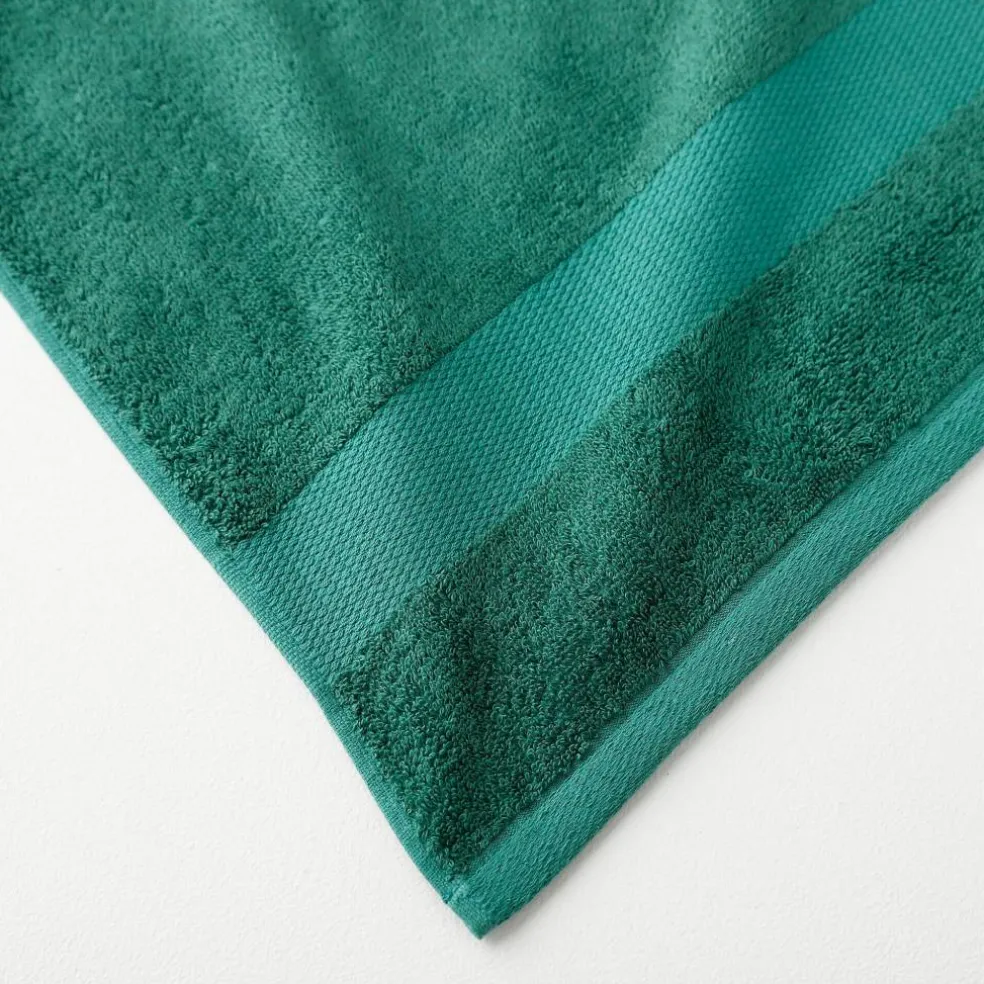 Collection serviettes de bain unies coton modal 500 g/m²