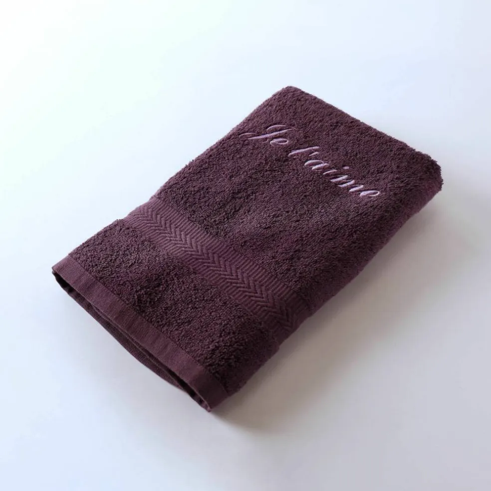 Collection serviettes de bain personnalisées - confort moelleux 420 g/m²