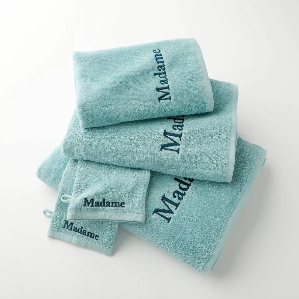 Collection serviettes de bain 420 g/m² brodées "MADAME"