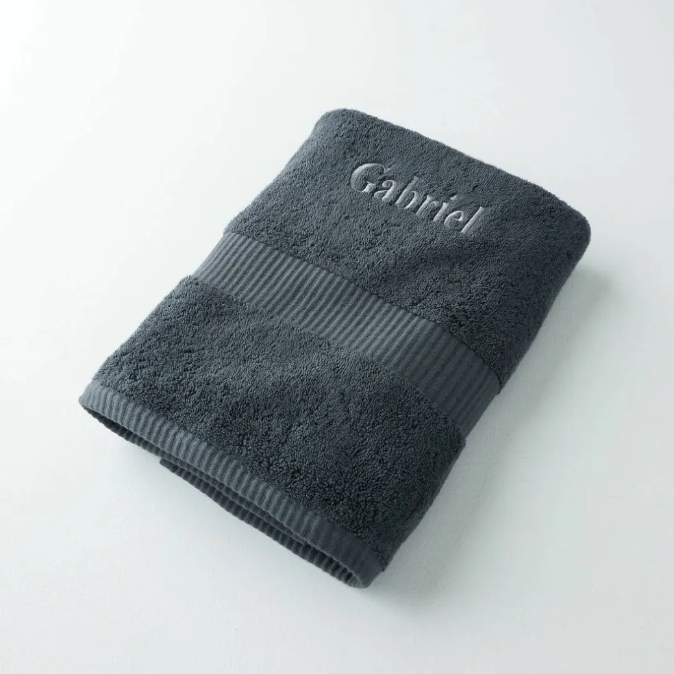 Collection serviettes de bain 640 g/m2 personnalisables confort extra moelleux